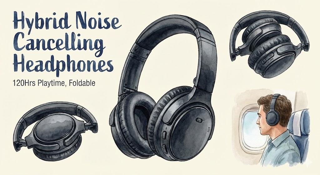 Hybrid Noise Cancelling Headphones